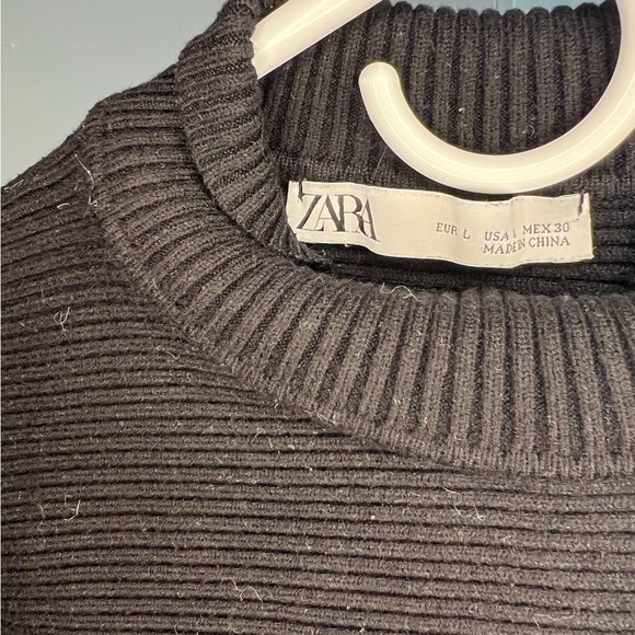Zara Black Cowl Neck Sweater - Picture 3 of 3